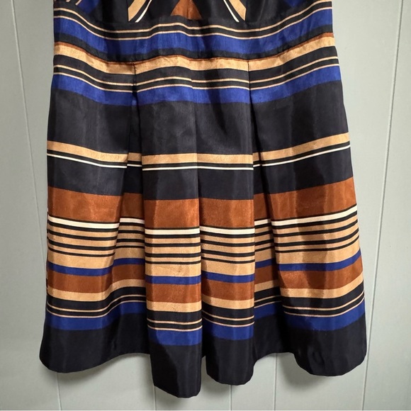 DRESS BARN Chevron Stripe Sleeveless Fit and Flare Dress Multicolor Size 20W - Picture 5 of 10